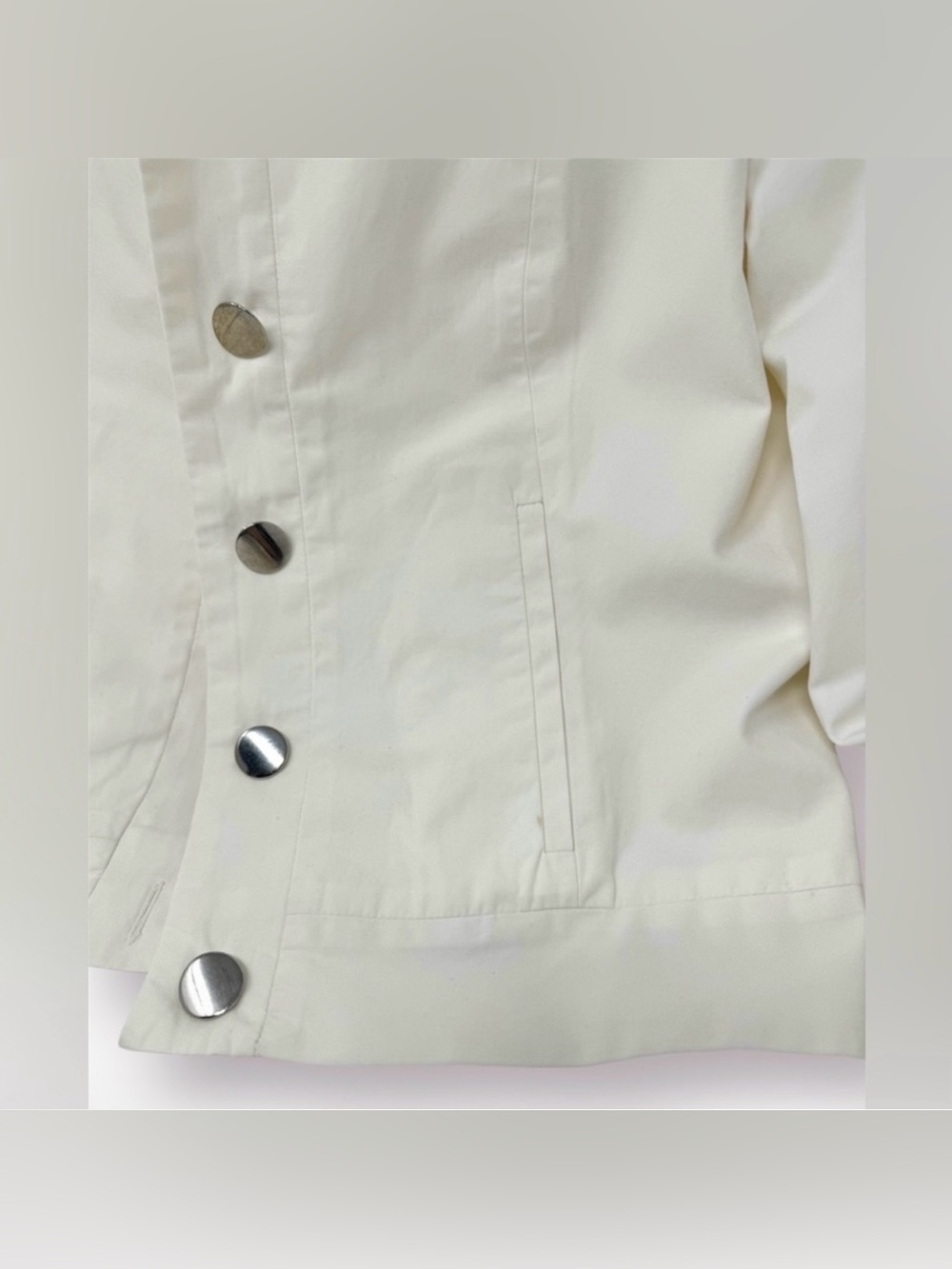 FABRIKA Ivory White Co-ord Set / Two-Piece Skirt Set with Cropped Jacket - Picture 15 of 15